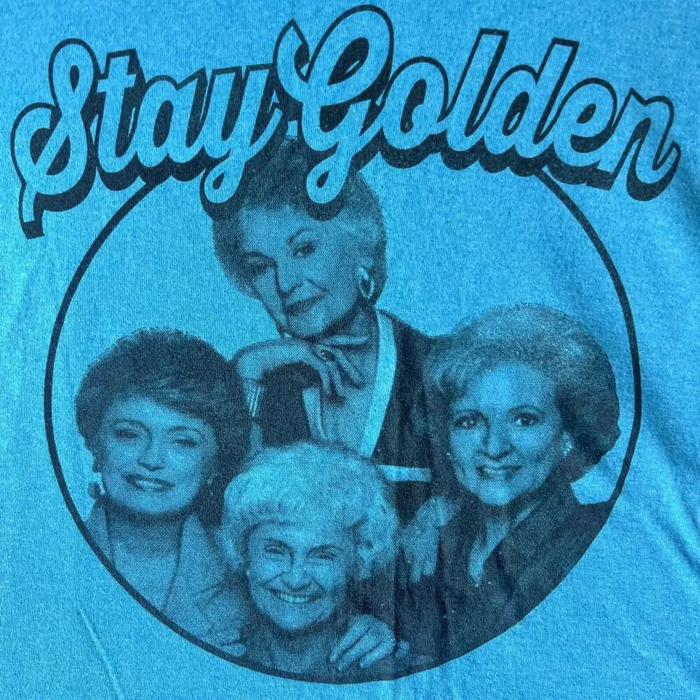 The Golden Girls Vintage STAY GOLDEN Blanche Unisex Graphic T-SHIRT Size M - Picture 3 of 8